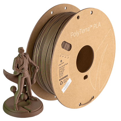 PolyTerra PLA Dual Camouflage Dark Green and Brown 1000g Polymaker