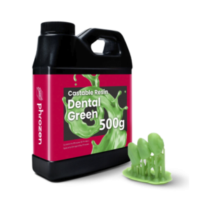 Rezină dentară turnabilă - verde - congelată