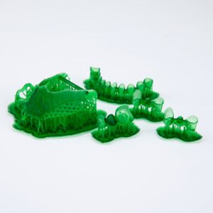 Rășină dentară pentru piese turnate - verde Elegoo 0,500 g.