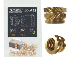 Inserții M4S (50 bucăți), M4Sx4,0 - Ruthex