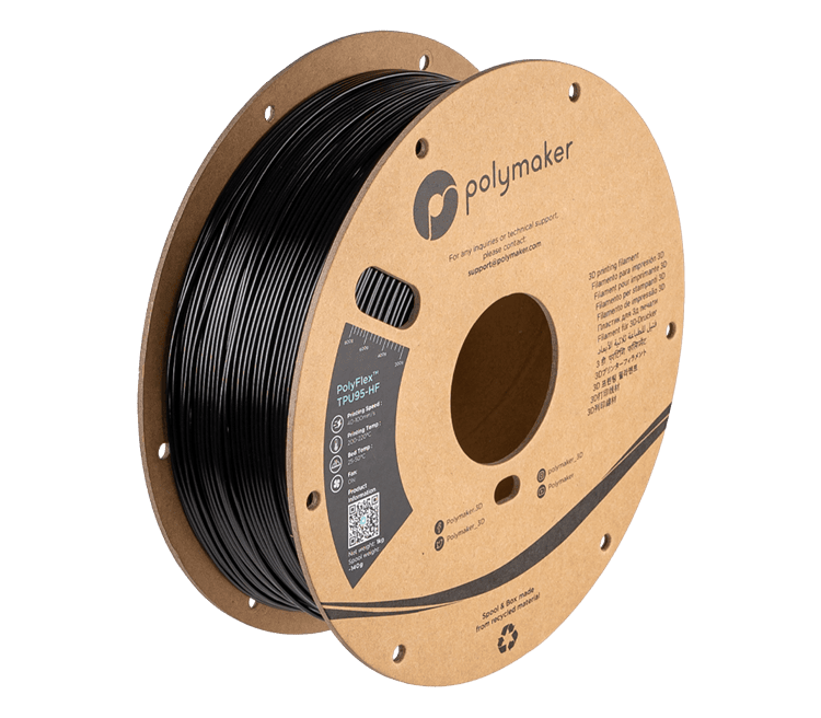 PolyFlex TPU 95-HF - Черен - PolyMaker