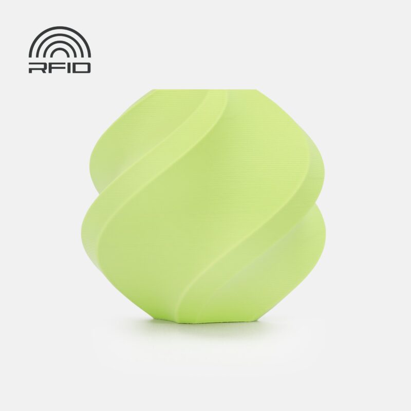 PLA Matte - without spool - Зелена ябълка - Bambu Lab