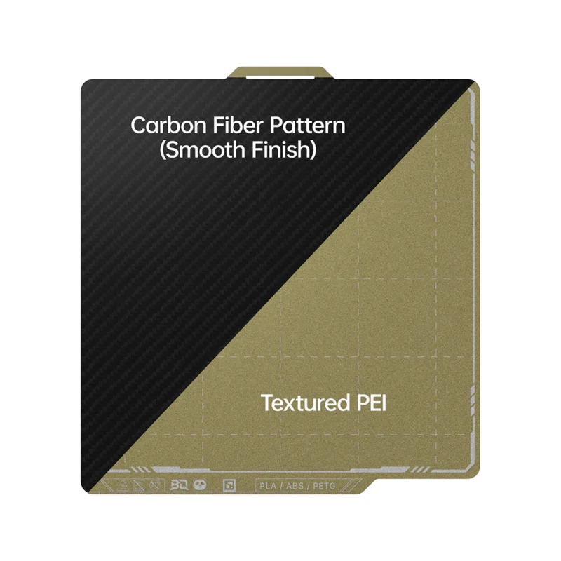 Panda Spring steel sheet PET CF & Textured Pei 257x257