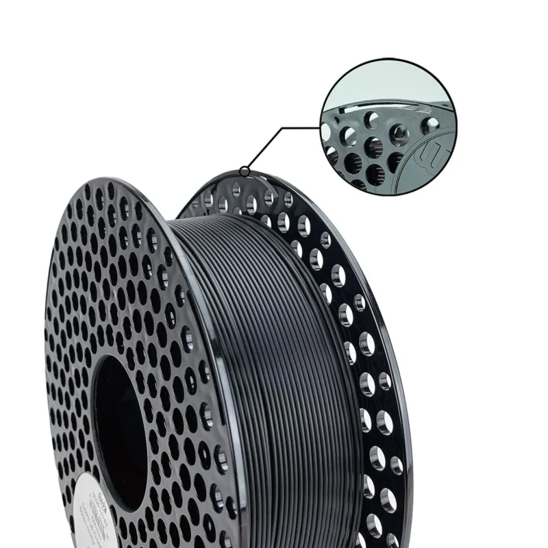 PLA Matte HS Black - черен мат - Azurefilm - Image 2
