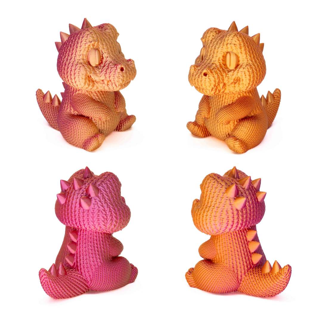 PLA Silk Tri Color Залезен пламък 1000g AzureFilm - Image 3