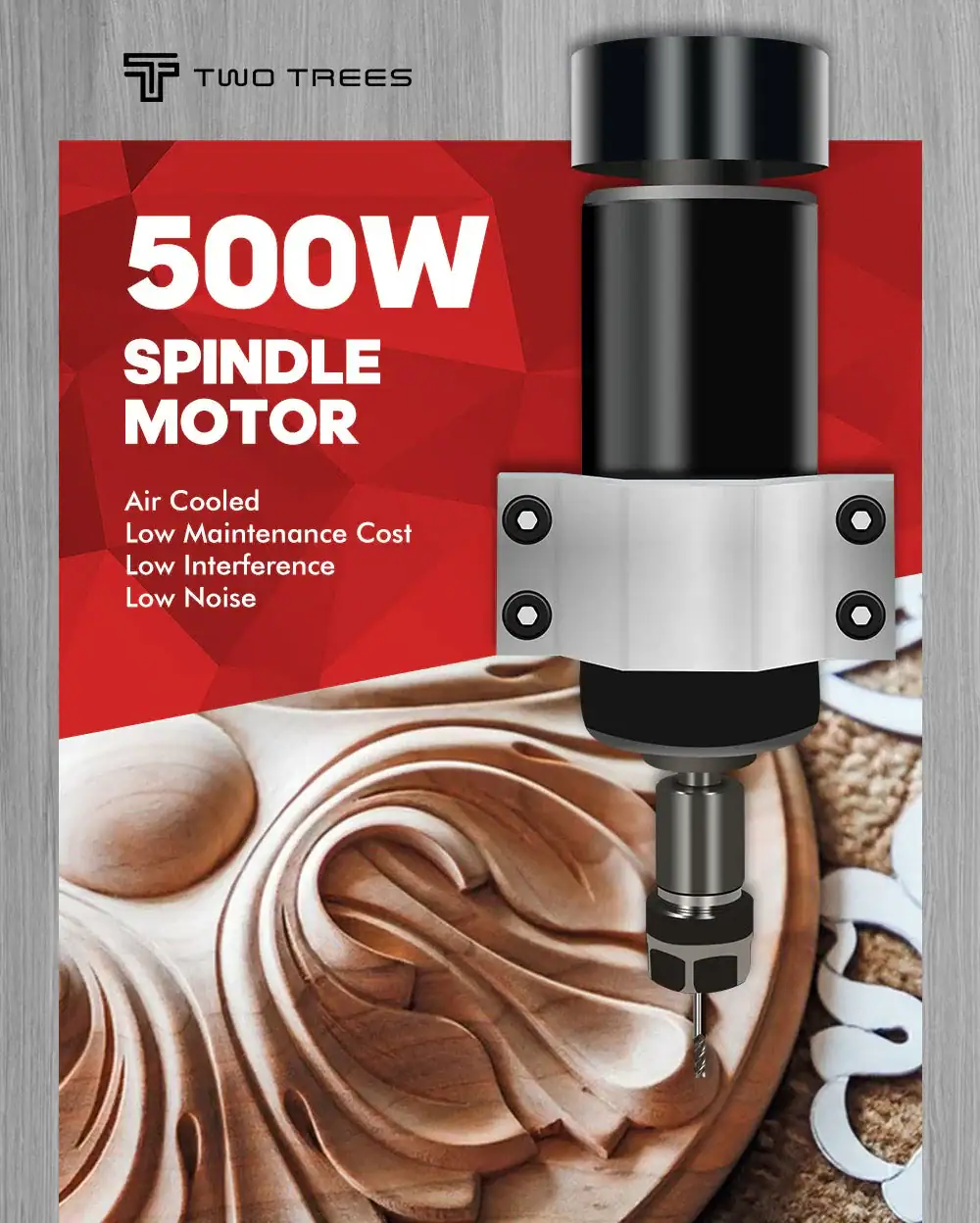 TwoTrees TTC450 - Kit motor pentru ax de 500W