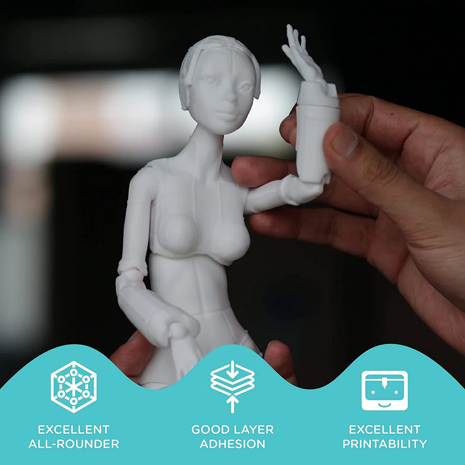 PolyLite PETG Тъмносиво 1000g Polymaker - Image 2