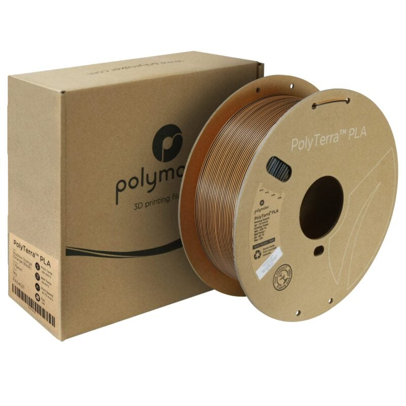 PolyTerra PLA - Оранжева сянка (Оранжево/Черно) - PolyMaker - Image 3