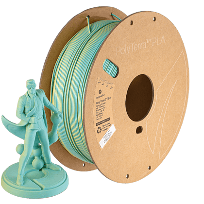 PolyTerra PLA – Тюркоаз + жълто – PolyMaker
