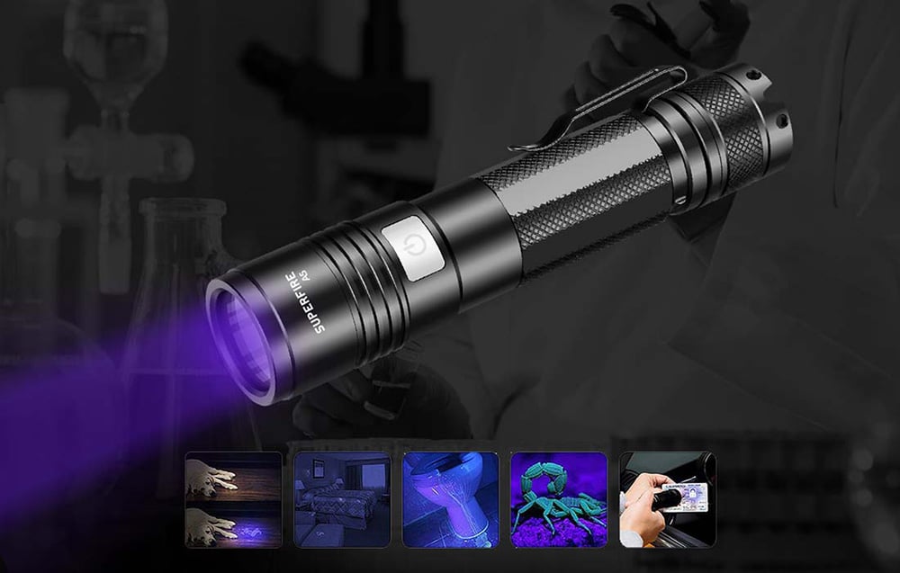 UV фенер Superfire A5, 365 нм