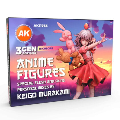 Авторски комплект акрилни бои за аниме фигури КЕЙГО МУРАКАМИ AK Interactive