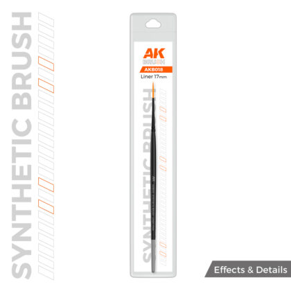 Четка за моделизъм AK Synthetic Liner Brush 17mm