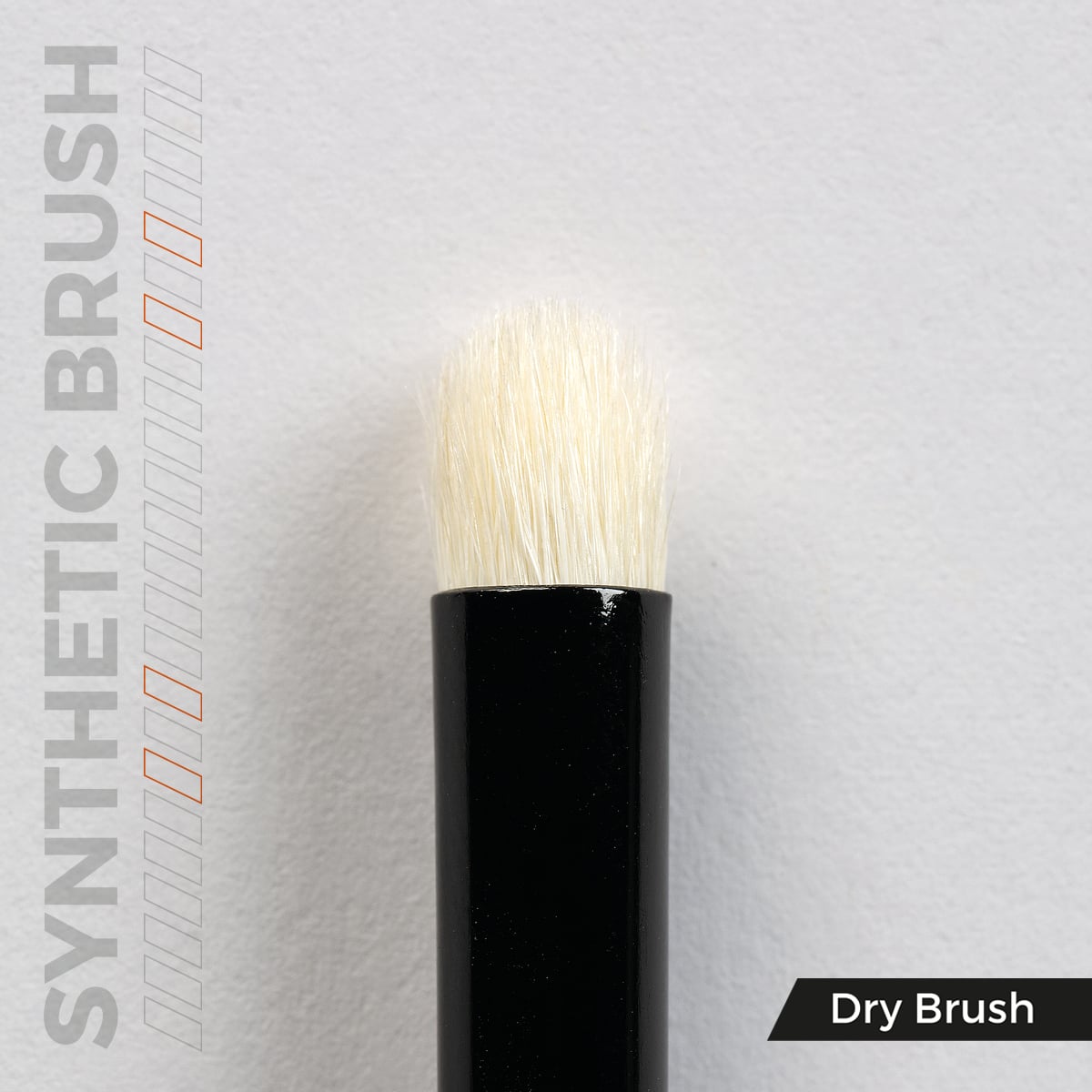 Четка за моделизъм AK Dry Brush M - синтетична - Image 3