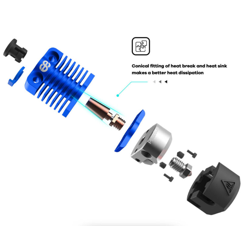 All Metal Hotend Phaetus Dragonfly BMS - Image 3