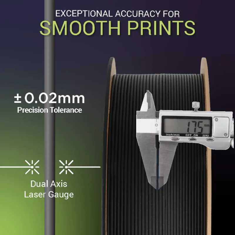 Fiberon PA6-CF20 –Черно – Polymaker 0.500g - Image 2