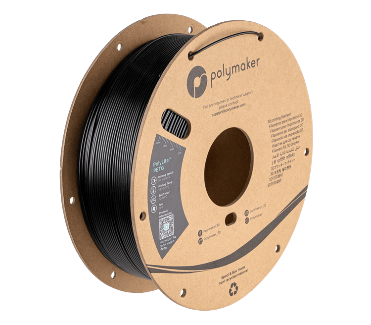 PolyLite PETG - Черно - POLYMAKER