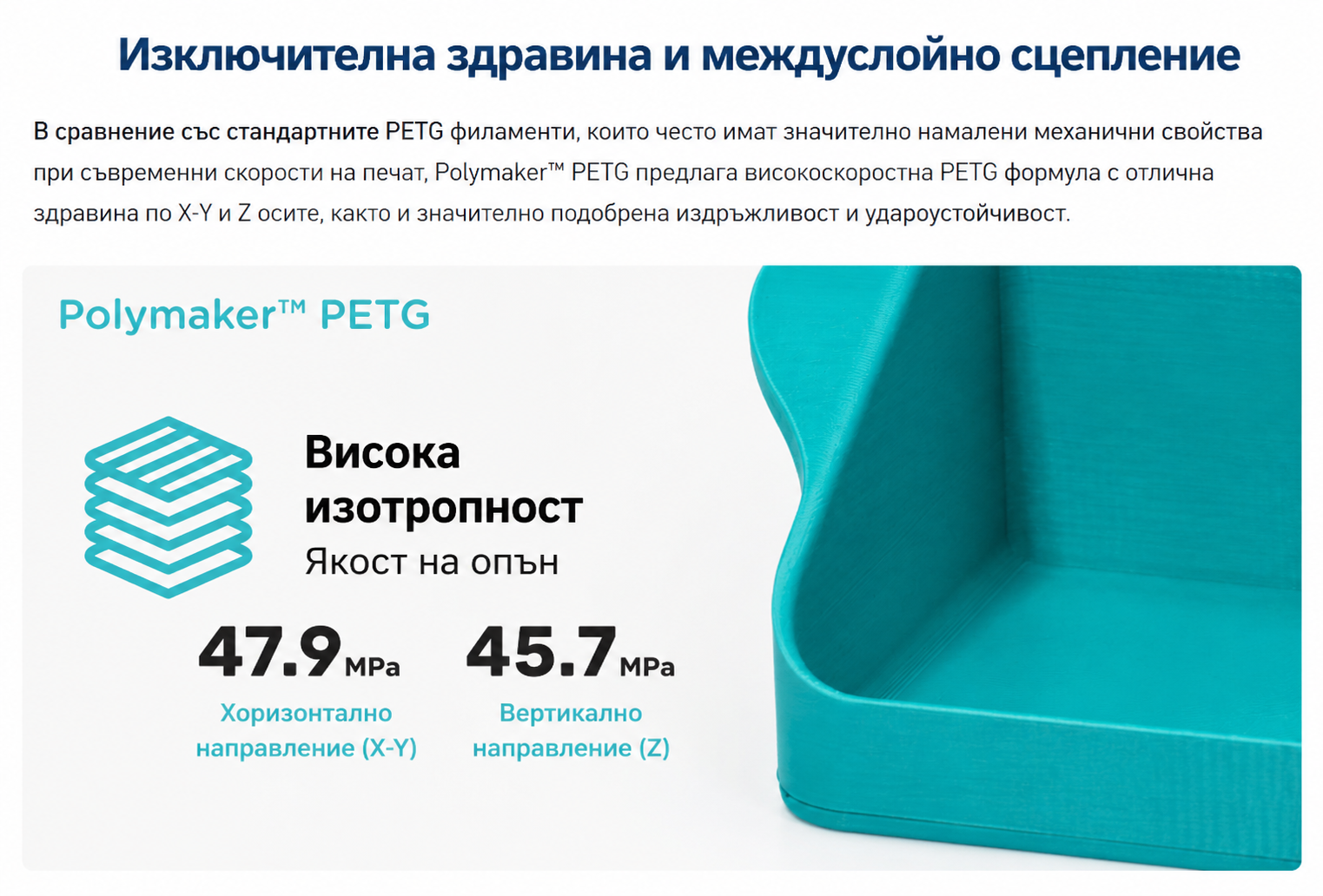 Polymaker PETG Червено 1000g