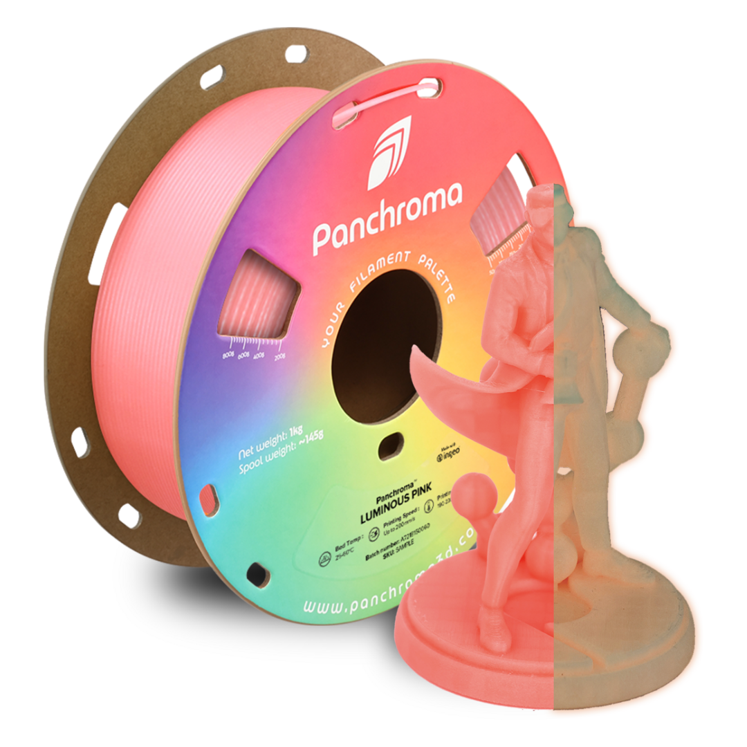 PLA Светещ в Тъмното Розово 1000g Panchroma