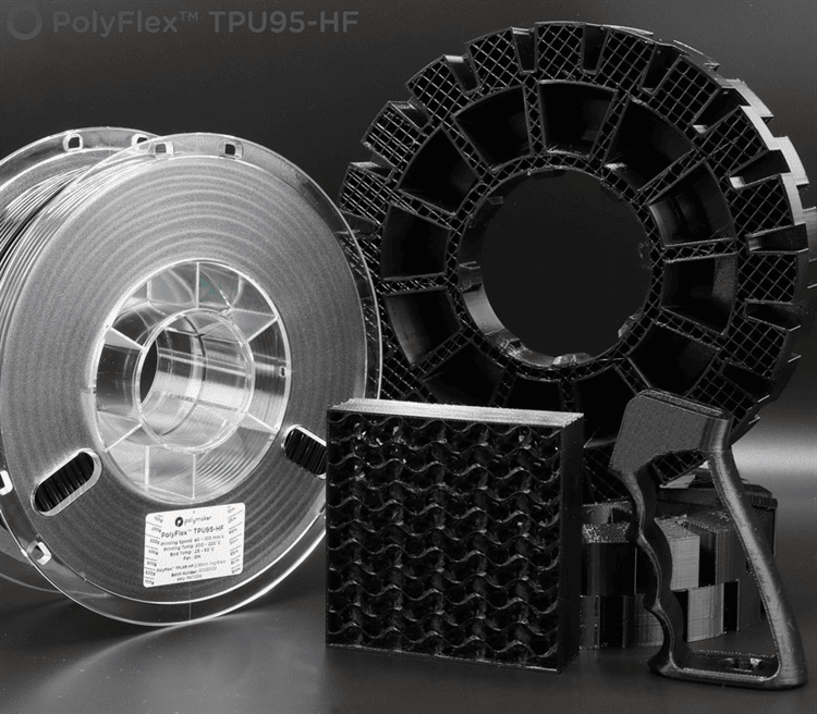 PolyFlex TPU 95-HF - Черен - PolyMaker - Image 4