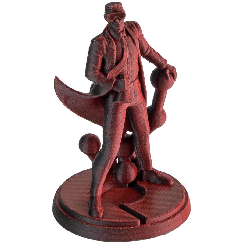 Panchroma Matte PLA -Червена сянка ( Черен/червен) - Polymaker - Image 3