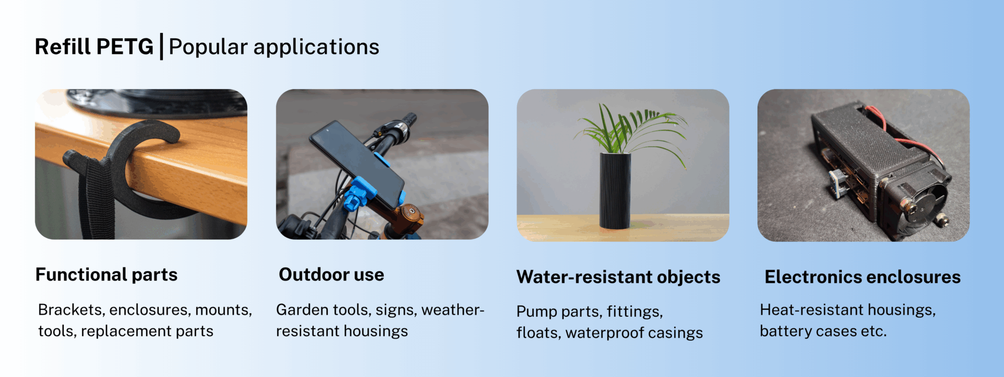 PETG Refill HS Black Super 10бр+2 Master Spool