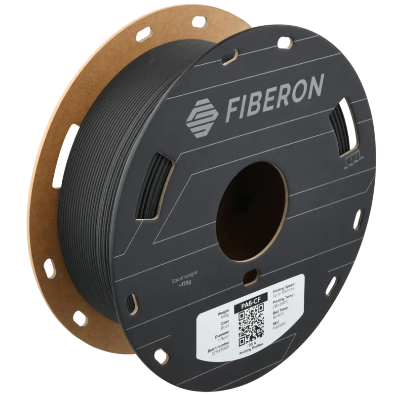 Fiberon PA6-CF20 –Черно – Polymaker 0.500g