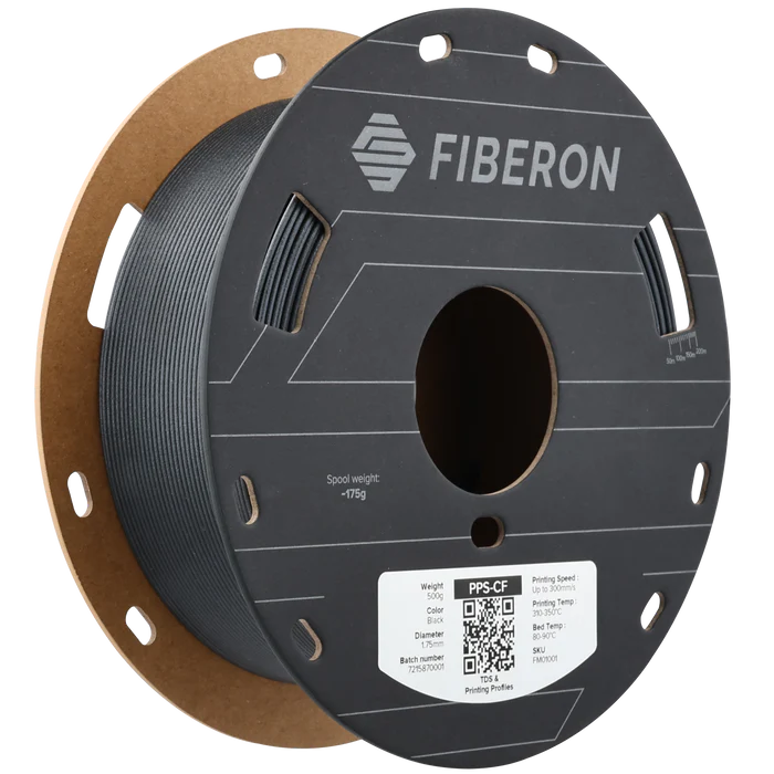 Fiberon PPS-CF10 –Черно – Polymaker 0.500g - Image 6