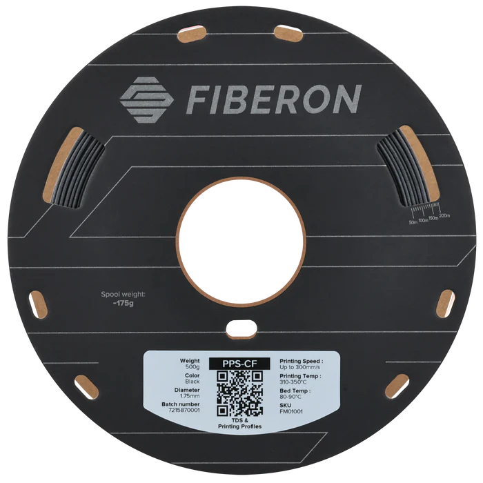 Fiberon PPS-CF10 –Черно – Polymaker 0.500g - Image 5