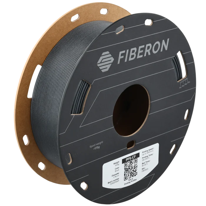 Fiberon PPS-CF10 –Черно – Polymaker 0.500g - Image 3