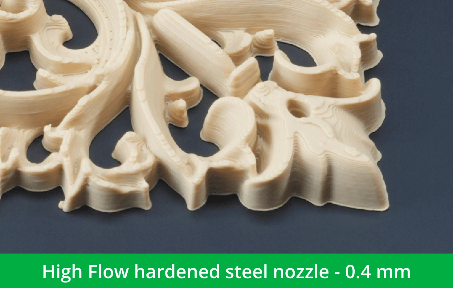 High Flow Хотенд H2D /P2S/ H2S/ H2C 0.4mm закалена стомана - Bambu Lab