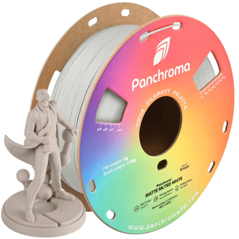 Panchroma Matte PLA - Приглушено бяло - Polymaker