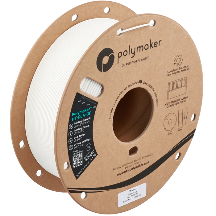 Polymaker HT-PLA –GF-Бяло