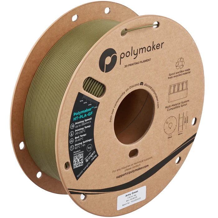 Polymaker HT-PLA- GF –Военно Зелено
