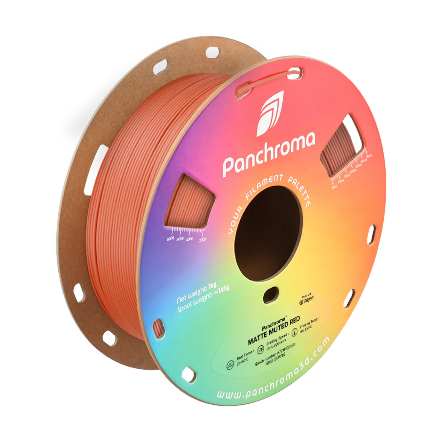 Panchroma Matte PLA – Приглушено червено – Polymaker