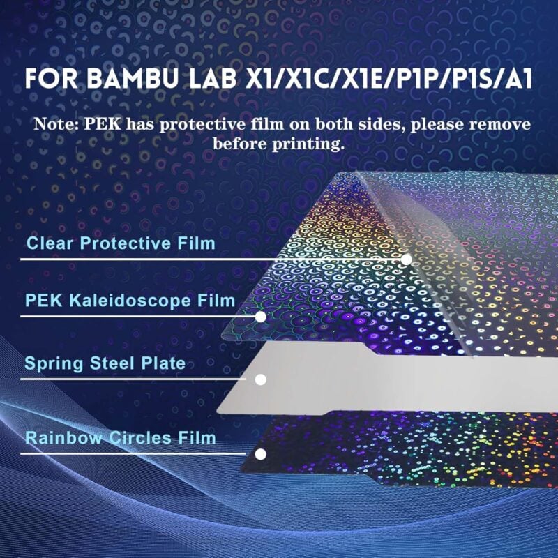 PEK подложка за Bambu Lab 257x257 - Image 2