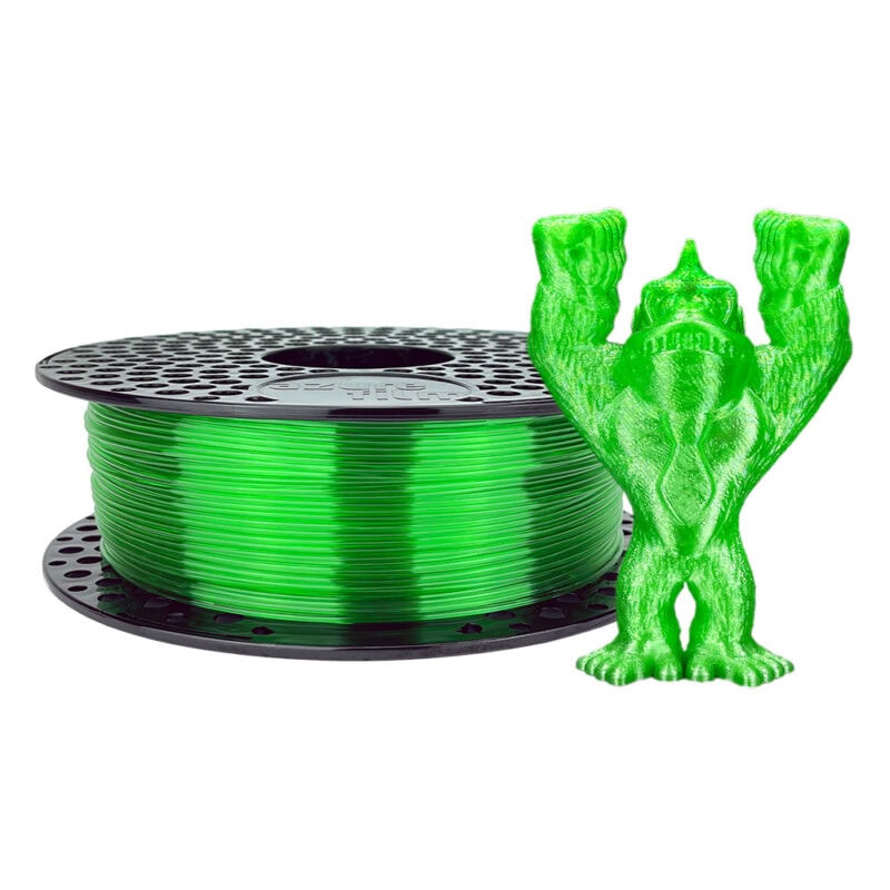 PETG Transparent Green - прозрачно зелено - Azurefilm