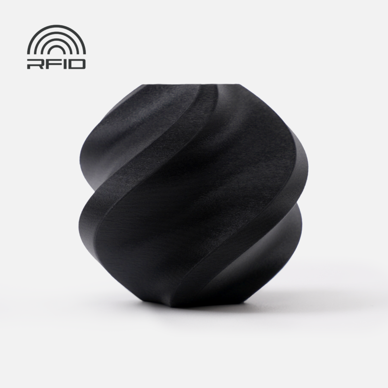 PLA Matte-Въгленово черно-without spool-Bambu Lab