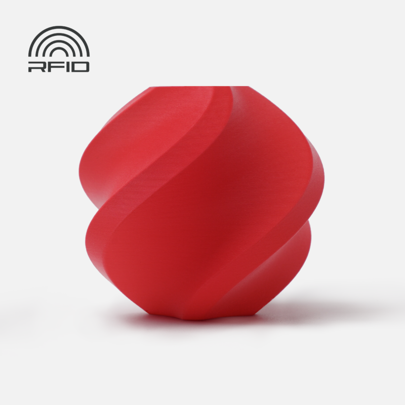 PLA Matte - without spool - Алено червено - Bambu Lab