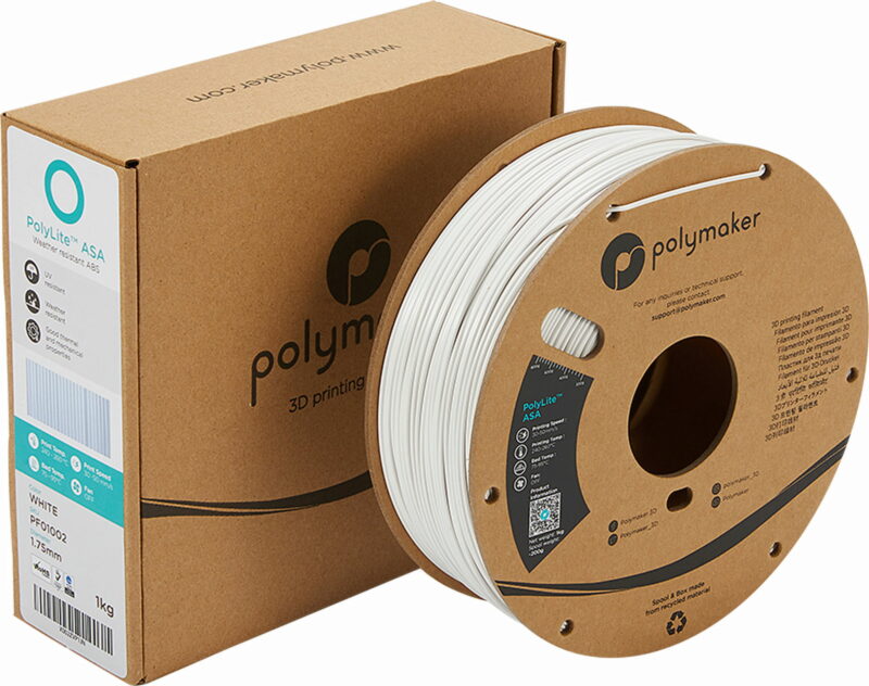 PolyLite ASA - Бяло - PolyMaker - Image 3