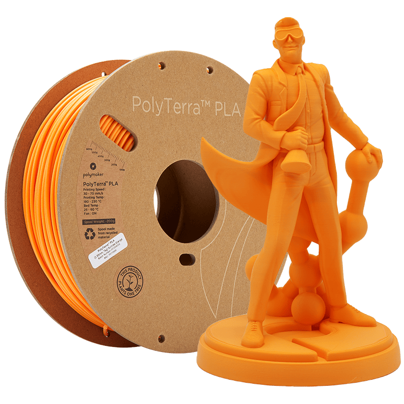 PolyTerra PLA Оранжев Изгрев 1000g Polymaker