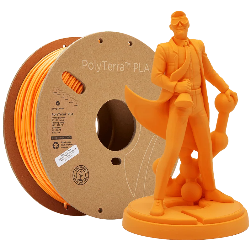 PolyTerra PLA Оранжев Изгрев 1000g Polymaker