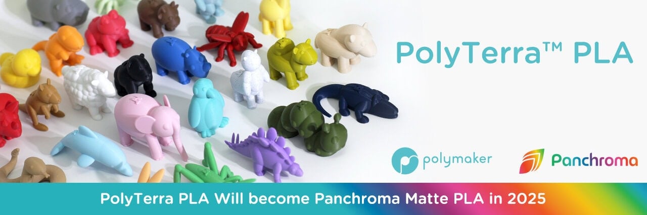 Panchroma Matte PLA - Umbră albă ( alb/negru) - Polymaker
