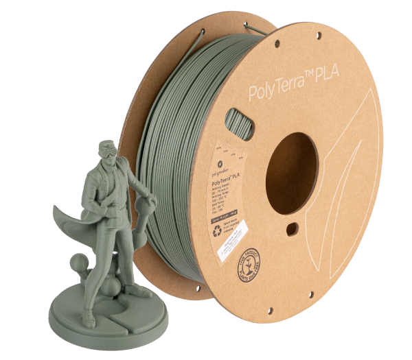 PLA Приглушено Зелено 1000g Polyterra