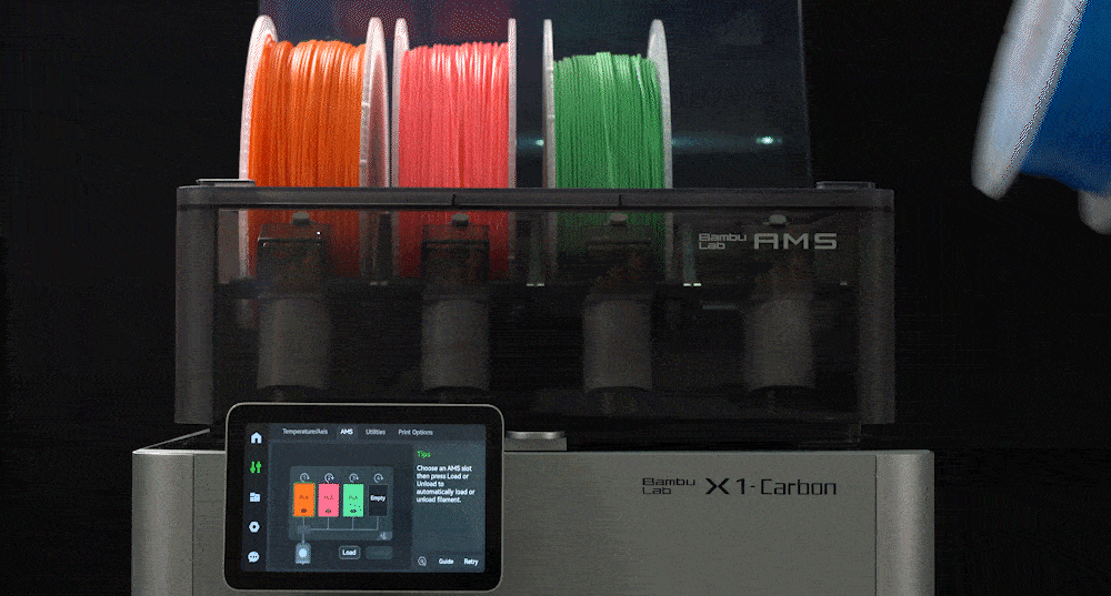 PETG Translucent-прозрачно-without spool-Bambu Lab