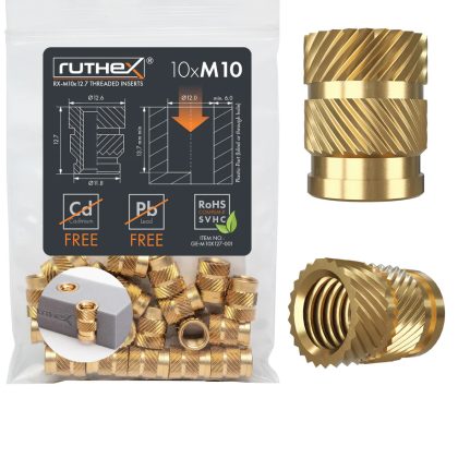 Комплект Вложки M10 - 10бр. - Ruthex