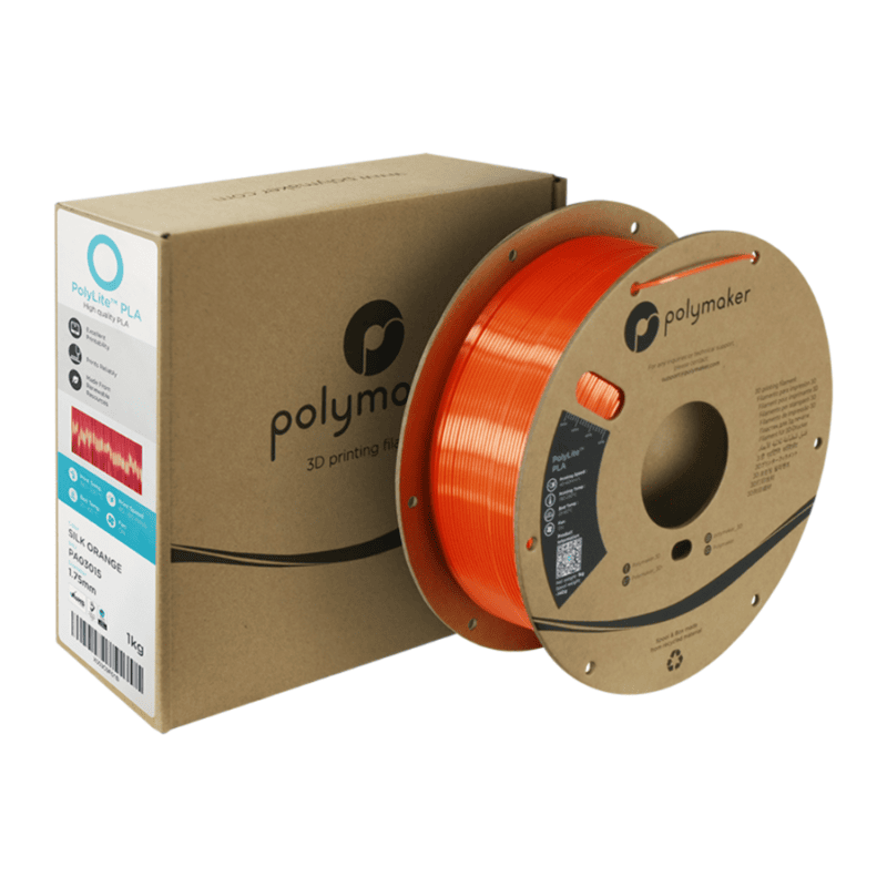 PolyLite Silk PLA - Оранжев - Polymaker - Image 2