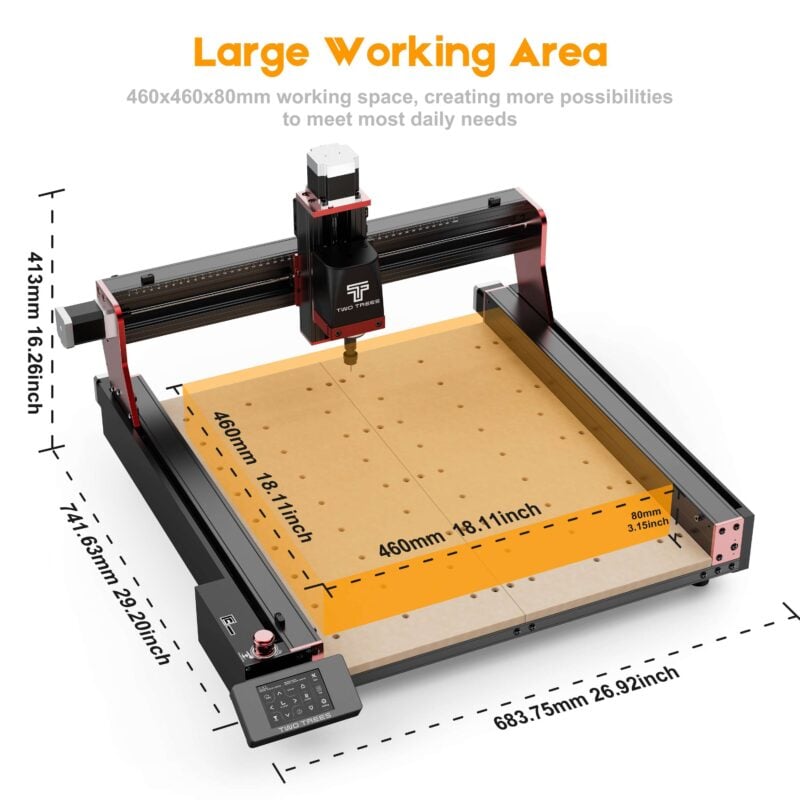 CNC машина TwoTrees TTC450 Pro - Image 3