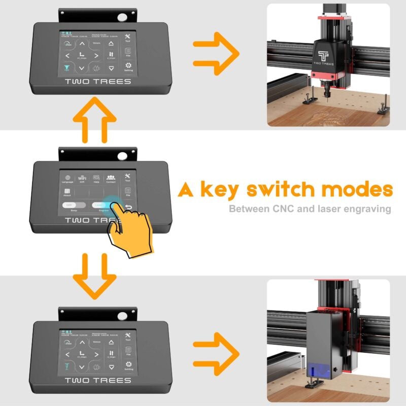 CNC машина TwoTrees TTC450 Pro - Image 7