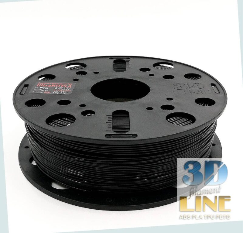 UltraHIT PLA - Черен - 3DLine (произведено в България) - Image 2