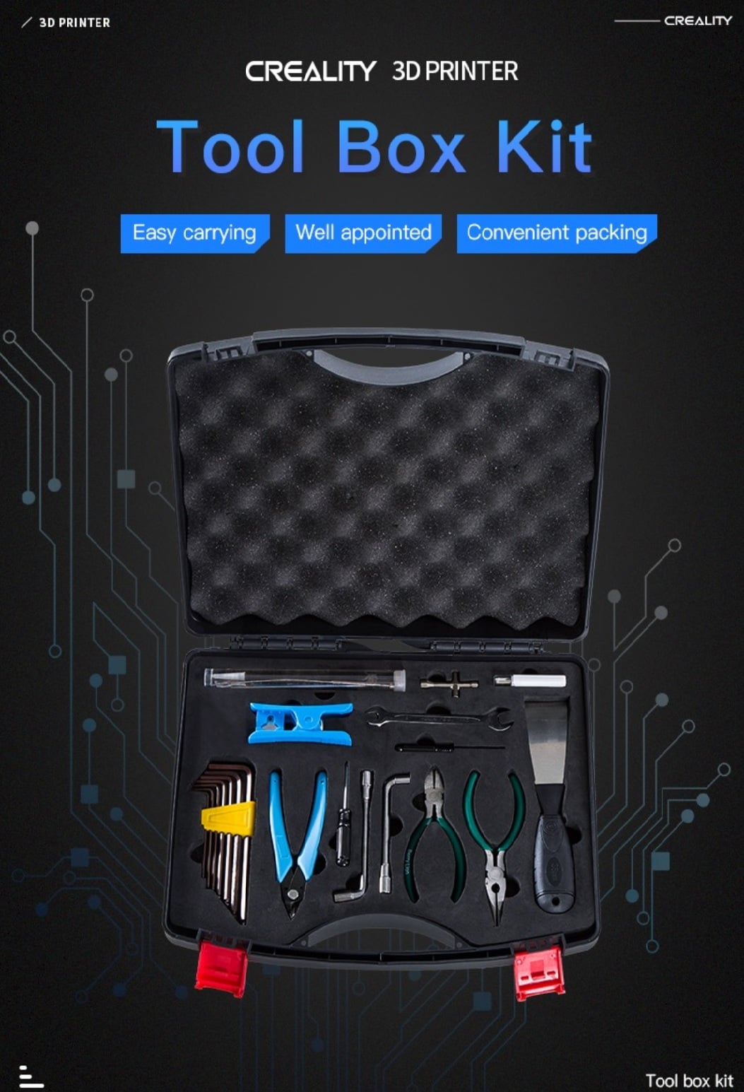 Creality 3D Printer Tool Box Kit